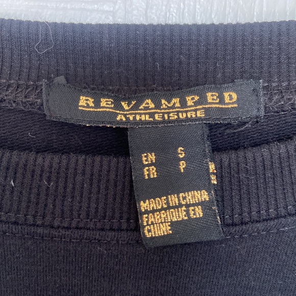 Black Sweater Dress with Zippers down the side - Picture 3 of 4